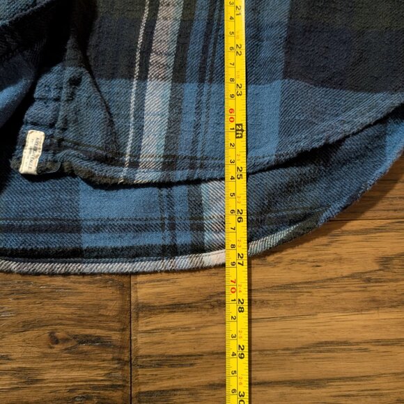 American Eagle Ahh-mazingly soft plaid shirt blue size small - Picture 8 of 16